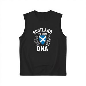 Chaleco Casual de Punto para Mujer, en Spandex/Poliéster, con Cuello Redondo y Logotipo 'SCOTLAND IT'S IN MY DNA' en la Parte Delantera, para Conjuntos Elegantes - Product Image 1