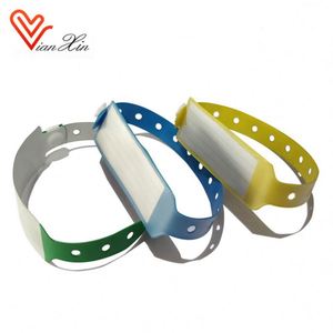 Eco-friendly PVC Soft Hospital <b>Bracelet</b> Vinyl Wristband Made in China Sport and Fashion Plastic Material - Product Image 3