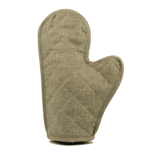 GANT DE FOUR ISOLANT EN COTON GRIS CLAIR 20X27CM - Product Image 1