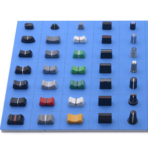 Penutup Tombol Potensiometer Plastik Berulir Knurled Diameter Lubang 10mm-35mm, Dijual Murah - Product Image 3