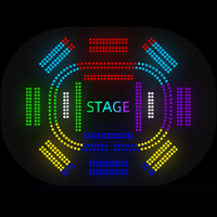 Contrôleur sans fil DMX512 pour application mobile, pour bracelets LED, bâtons lumineux et balles interactives pour foule, vente en gros