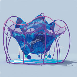 Rete Sportiva di Alta Qualità per Parco Giochi al Coperto per Bambini, Corda in Nylon Lavorata a Mano per Arrampicata e Palle da Gioco per Centri Commerciali - Product Image 2