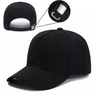 Gorra de Béisbol Personalizada para Hombre, Diseño de Moda de Alta Calidad en Estilo Europeo y Americano, Negra Lisa - Product Image 2