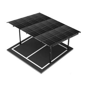Système d'abri de voiture solaire pour panneaux solaires Cadre Structures de support d'abri de voiture Système PV monté pour le stationnement de voiture - Product Image 1