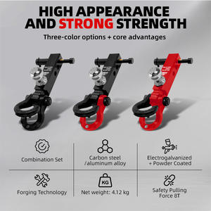 AUTOBOTS <span class=keywords><strong>Precio</strong></span> bajo 4x4 Moda Ajustable <span class=keywords><strong>Remolque</strong></span> Camión Enganche Receptor Grillete Enganche Receptor D Anillo Grillete - Product Image 2