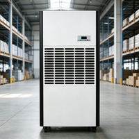 Déshumidificateur industriel robuste de type armoire 280L/jour, sécheur d'air, absorbeur d'humidité pour entrepôt et usine