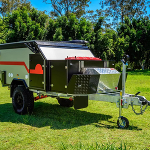 Camping-car tout-terrain moderne 4x4 Remorque <span class=keywords><strong>pliante</strong></span> <span class=keywords><strong>Caravane</strong></span> légère Conception Fourniture d'usine Pliable et peut accueillir <span class=keywords><strong>4</strong></span> <span class=keywords><strong>personnes</strong></span> - Product Image 2