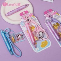 Umei Chubby Cute 60PCS Gel Pen Rack Set AS Upgrade Tahan Guncangan Ujung Pena Halus Menulis Lancar Cepat Kering Tanpa Noda untuk Pelajar