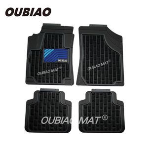 Ensemble complet <span class=keywords><strong>de</strong></span> <span class=keywords><strong>tapis</strong></span> <span class=keywords><strong>de</strong></span> voiture universels en PVC, imperméables, antidérapants, tous temps. - Product Image 3