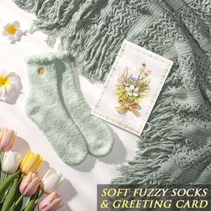 8 Pcs Luxury Gift Set for Her Mug Socks <b>Blanket</b> Candle Soap Bath Salt Nordic Handmade Gift <b>Box</b> - Product Image 4