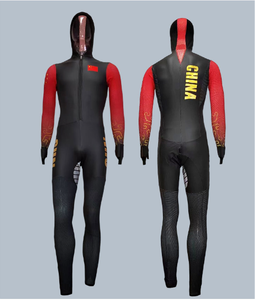 ชุดแข่งสเก็ตน้ำแข็งแบบสั้น แขนยาว ซิปเดี่ยว ออกแบบเองได้ - Product Image 3