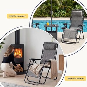Silla Plegable Portátil para <span class=keywords><strong>Playa</strong></span>, Diseño Moderno, Tela Transpirable, para Uso en Exteriores/<span class=keywords><strong>Playa</strong></span>/Camping, con Portavasos Ajustable - Product Image 2