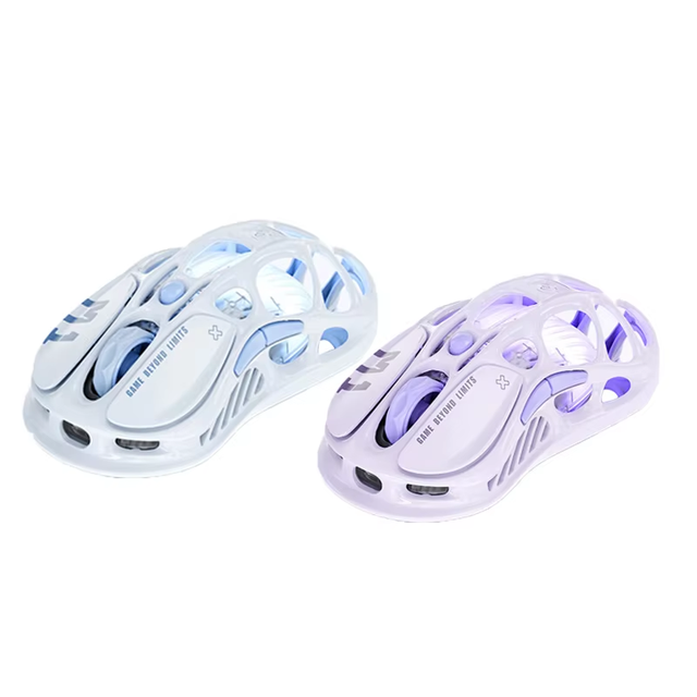 GravaStar M1 Pro USB Optical Gaming Mouse RGB Backlit Rechargeable Right-Handed Ergonomic Design PAW3395 Sensor