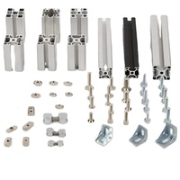 Écrou autobloquant de verrouillage en acier M6/M8/M10 personnalisé OEM en zingué bleu pour profilé d'extrusion en aluminium #5485-ZT8