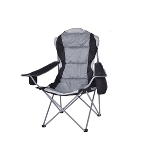YILU Custom Outdoor Deluxe Chair Padded <strong>Folding</strong> <strong>Armchair</strong> <strong>Folding</strong> Deluxe Camping Chair - Product Image 1
