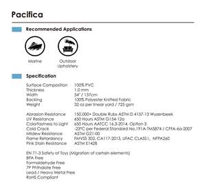 UV Resistance Heavy Duty Marine Vinyl Marine Grade Vinyl Marine Vinyl Fabric - Product Image 6