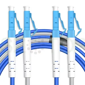 Cable de conexión de fibra dúplex de modo único blindado 3M SM DX Patchcord LC SC FC ST UPC APC Cable de conexión de fibra óptica Pigtail