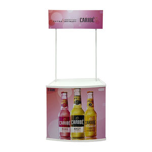 Promosyonlar için satış pazarlama plastik ekran masası için taşınabilir katlanabilir PP ekran standı sayaç masa fuar standı - Product Image 1
