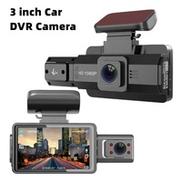 Caméra de tableau de bord GPS portable Yueming à double objectif IPS 1080p, 32 Go, grand angle 170°, WiFi, SIM, Cloud DVR, application, vision nocturne en direct