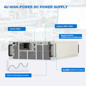 แหล่งจ่ายไฟกำลังสูง 4U 0-800V 0-180A ความแม่นยำสูง ควบคุมแบบตั้งโปรแกรมได้ พร้อมอินเทอร์เฟซ RS-485 LAN CAN กำลังไฟ 45KW - Product Image 4