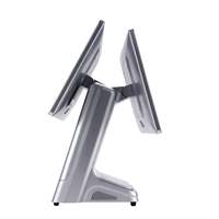 Monitor POS de Pantalla Dual de 15.6 Pulgadas, Máquina Todo en Uno con Windows y Android, Escáner de Código de Barras 2D Integrado, Sistema POS para Comercio Minorista