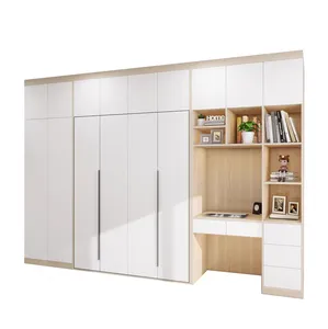 <span class=keywords><strong>Lit</strong></span> escamotable avec armoire <span class=keywords><strong>dressing</strong></span> bureau table d'ordinateur - Product Image 1