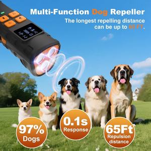 Saijzek. Neuheit Wiederaufladbares 2200mAh LCD Hundeabwehrgerät Trainingsgerät Ultraschall Anti-Bell Hundebellen-Kontrollgerät - Product Image 4