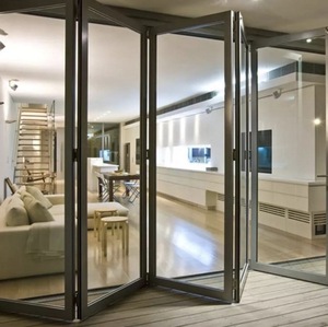 Metgoodf hiện đại bên ngoài nhôm gấp Patio Màn hình cửa mỏng Bifold xếp li lưới accordion phân vùng tường cho bên ngoài - Product Image 1