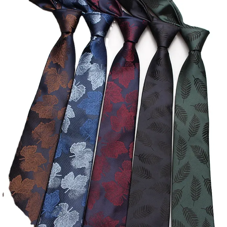 New Classic 100% Polyester Men's Ties Neck Ties 8cm Plaid Striped Ties for Men Formal Business Luxury Wedding Party Neckties Gra