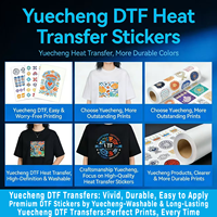 Autocollant vinyle de transfert thermique pour vêtements de Noël à motifs de dessins animés, vente en gros d'usine