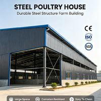 Conception, fabrication et installation de bâtiments en acier préfabriqués pour fermes avicoles, bâtiments en acier à vendre