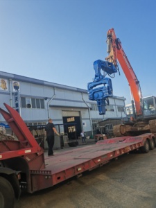 שלט רחוק רטט פטיש עבור ערימת בטון מראש & לוח מחדש ערימת הדף מחפר אחיזה בצד עם רכיב המנוע הליבה - Product Image 6