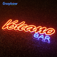 Enseigne néon LED programmable à changement de couleur RVB, style cyberpunk, sur mesure, basse tension, pour décoration intérieure de boîte de nuit et bar