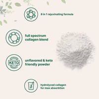 Poudre de peptides de collagène multi-sources la plus vendue avec biotine, vitamine C et acide hyaluronique, dose de 10g