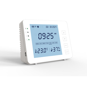 Digitales Desktop-Raum <span class=keywords><strong>thermometer</strong></span> Hygrometer Temperatur monitor Feuchtigkeit feuchtigkeit messer Elektronisches Wecker-<span class=keywords><strong>Thermometer</strong></span> - Product Image 3