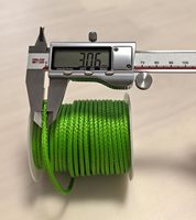 Cordon tressé en UHMWPE Dyneema 3 mm à 12 brins, haute résistance 700 kg, remplacement pour câble en acier, kitesurf, hamacs, camping
