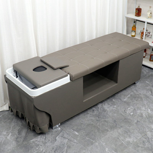 Nouveau design Thai vapeur bol eau thérapie noir <span class=keywords><strong>Massage</strong></span> shampooing lit vapeur et luminothérapie Headspa shampooing couvre-lit - Product Image 1