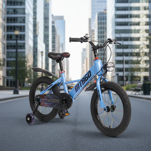 MTBGO Vélo Enfant 12 Pouces Nouveau Style VTT pour Garçons et Filles de 6-8 Ans, Cadre en Acier, Freins, Design Montagne, Certifié CE - Product Image 1