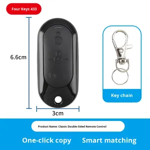 Cổ điển ban đầu 4 nút Xe điện điều khiển từ xa tần số 315/433 Tương thích với Emma và các phím điện khác - Product Image 2