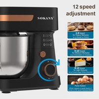 Robot pâtissier multifonctionnel Sokany 276 de marque premium, nouveau, pour pétrir la pâte, mini robot culinaire, batteur sur socle