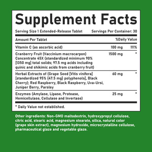 Tabletas de Arándano Rojo ODM OEM con Vitamina C, Apoya la Salud Digestiva Intestinal, Refuerza el Sistema Inmunológico, Extractos Herbales - Product Image 3