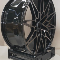Velg Roda Mobil New Geruida Gloss Black Machined Mesh Design Forged 6061 T6 Aluminium Alloy 12000T Pressed S2-00045 18-23 Custom