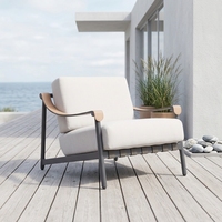 Ensemble de canapés en rotin en alliage d'aluminium pour l'extérieur, patio, jardin, cour, terrasse, résistant à la pluie, protection solaire, mobilier décontracté nordique
