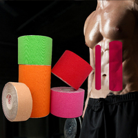 Vente en gros Patch sportif kinésiologique multicolore imprimé sur mesure 5m Ruban K étanche pour sports musculaires avec logo Protection sportive