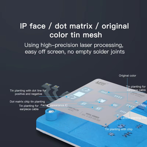 Fixation de réparation de matrice de points de téléphone pour X XS <span class=keywords><strong>XSMAX</strong></span> 11-15pro MAX Support de réparation d'identification de visage Caméra avant BGA Reballing Stencil Maant MR-01 - Product Image 4