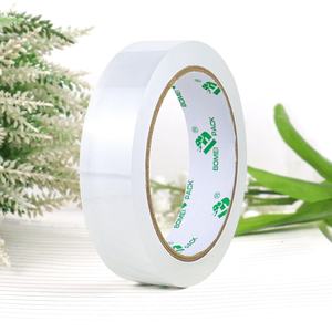 BOMEI PACK BOPP Şeffaf Bant Yedekleri Dispenseri Hediye Paketleme Bandı 3 inç Göbekli Ev Ofis 3/4 inç X 60 yarda - Product Image 2