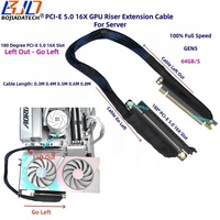 Câble d'extension de carte graphique PCI-E 5.0 16X vers X16 GEN5 0.4M 0.5M 0.6M 0.8M pour RTX5090 AMD9070XT A100 H100 Serveur IA