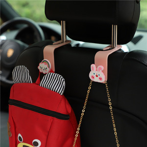 <b>Car</b> Cartoon Headrest Hooks ABS Material Multifunctional Seat Back Hanger For <b>Car</b> <b>Interior</b> Decoration - Product Image 1