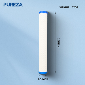 ไส้กรองน้ำคาร์บอนบล็อก CTO ขนาด 20 นิ้ว 2.5 นิ้ว ยี่ห้อ PUREZA สำหรับระบบ<span class=keywords><strong>กรอง</strong></span><span class=keywords><strong>น้ำ</strong></span> RO ทั้ง<span class=keywords><strong>บ้าน</strong></span> และเครื่อง<span class=keywords><strong>กรอง</strong></span><span class=keywords><strong>น้ำ</strong></span>ใต้ซิงค์ - Product Image 2