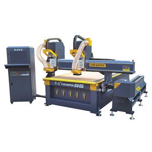 Routeur CNC industriel robuste 1300x2500mm à double broche 6KW pour la fabrication de meubles, la signalétique et la sculpture 3D - Product Image 5